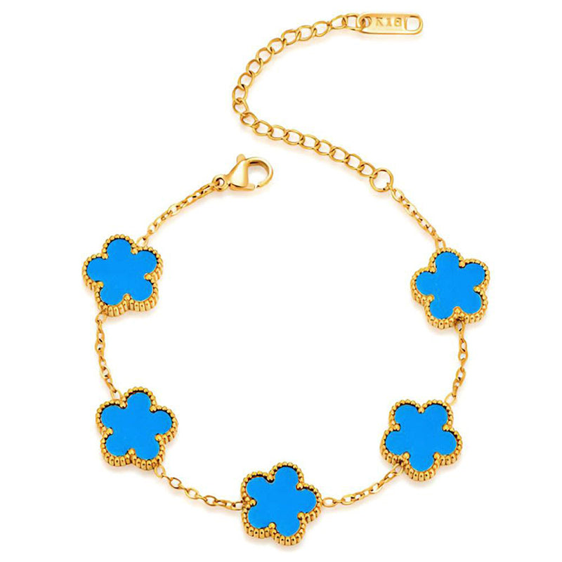 Bracelet femme tendance | 5 fleurs