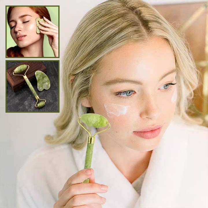 Gua Sha Visage | Jade Rouleau