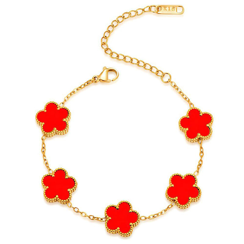 Bracelet femme tendance | 5 fleurs