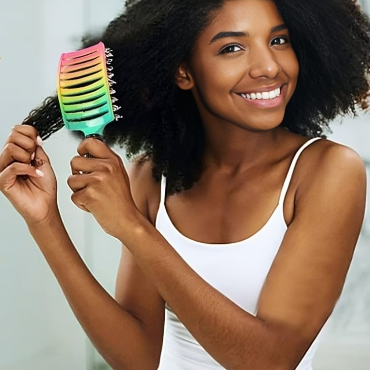 Brosse magique cheveux